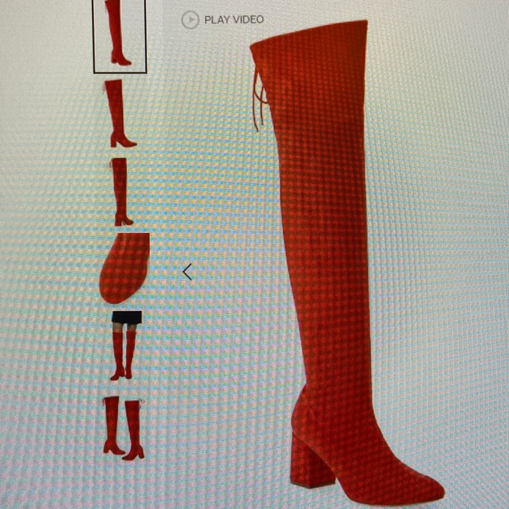 NWT JUSTFAB Dauphine tie over the knee boot. Price is firm